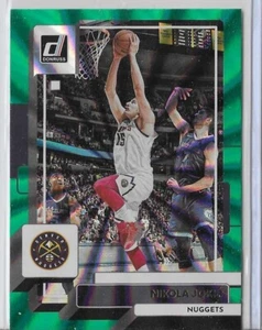 2022-23 Panini Donruss - Nikola Jokić #89 Holo Green Laser Denver Nuggets NBA!! - Picture 1 of 1