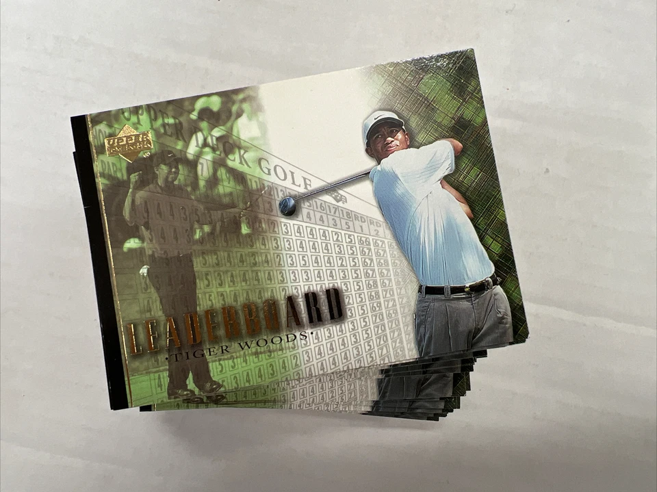 Tiger Woods 2001 Upper Deck #90 Leaderboard - Image 1 of 1