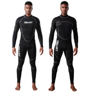 3MM Neoprenanzug Warm Herren Damen Ärmel Surfen Schnorcheln Anzüge Tauchen Anzug - Bild 1 von 27