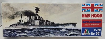 ITALERI HMS HOOD BATTLECRUISER 1/720 SCALE MODEL KIT - Image 1 of 3