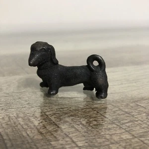 Vintage Miniature Metal DASCHUND Dog Figurine 1.5" - Picture 1 of 7