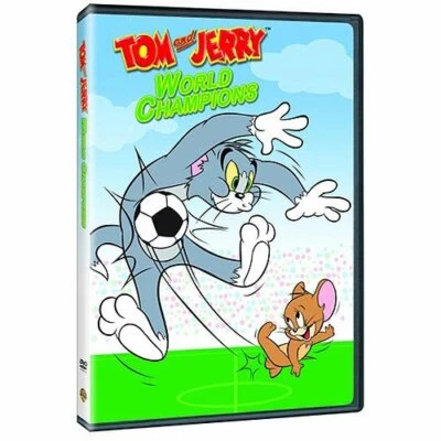 TOM AND JERRY WORLD CHAMPIONS DVD RUN ONTO THE FIELD WITH TOM AND JERRY NEW - Image 1 of 4