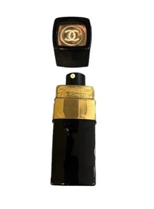 Grande boîte à bijoux parfum rouge à lèvres Chanel vintage décoration maison logo noir et or - Photo 1/16