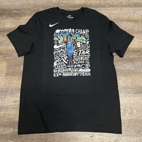 Sylvia Fowles Shirt Large WNBA Minnesota Lynx Limited Edition Retirement Nike Cover