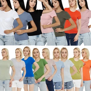 All Saints Womens Bela T Shirt Designer Crew Neck Slim Soft Cotton Tee Top New - Picture 1 of 119