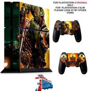 DOOM ps4 PS4 PROTECTIVE SKIN DECAL VINYL STICKER WRAP - Picture 1 of 3