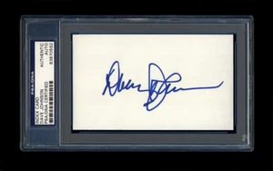 DAVEY JOHNSON SIGNED MINT INDEX CARD PSA/DNA 1986 NEW YORK METS WSC ORIOLES - Picture 1 of 1