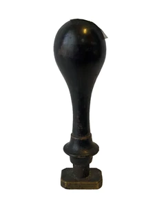 ANTICO TIMBRO SIGILLO CERALACCA IN LEGNO E OTTONE CON TAMPONE B&B. BP22 - Foto 1 di 6