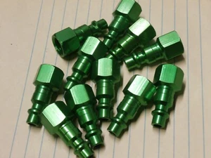 M STYLE FEMALE AIR HOSE END, MALE COUPLER-SOLD THREE AT A TIME-ALUMINUM - Picture 1 of 1