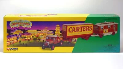 Corgi 16501 1/50 Carter's Scammell Highwayman Ballast Trailer & Caravan Diecast - Image 1 of 4