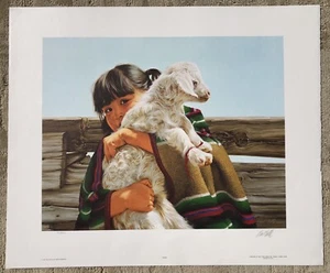 Paul Calle Listed New York/ CT Artist Signed & Numbered Litho "Friends" - Bild 1 von 4