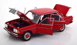 Mercedes 200 W123 Limousine 1982 Red Norev 183714 1/18 E Class Benz 1000 Pieces - Picture 1 of 9