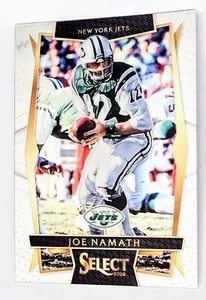 2016 PANINI SELECT NEW YORK JETS JOE NAMATH FOOTBALL TRADING CARD 15 - Picture 1 of 3