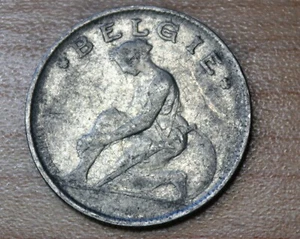 1922 Belgium 1 Franc Dutch text - Picture 1 of 2