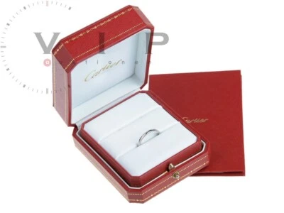 CARTIER BALLERINE BAGUE RING PLATIN TRAURING EHERING WEDDING BAND PLATINUM RW 53 - Bild 1 von 4