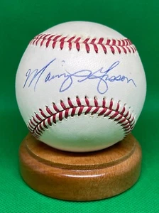 MARQUIS GRISSOM AUTO AUTOGRAPH BASEBALL BECKETT AUTHENTIC NATIONAL LEAGUE - Picture 1 of 5