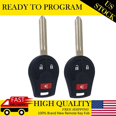 2 For 2009 2010 2011 2012 2013 2014 Nissan Cube Keyless Car Remote Key Fob - Image 1 of 4