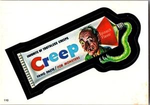 Pegatinas álbum Topps Wacky Packages 1982 #110 pasta de dientes Creep - envío gratuito B - Imagen 1 de 2