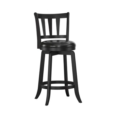 Hillsdale Presque Isle Swivel Stool, Counter Height, Black - Image 1 of 4