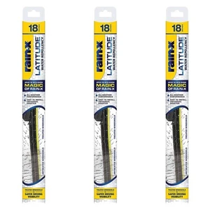 SET-5079275-2-3 Rain-X Windshield Wiper Blades Set of 3 for Chevy MB Mercedes VW - Picture 1 of 5