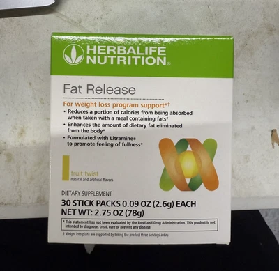 Nuevo Herbalife Liberación de Grasa para Bajar de Peso 30 Palos Fruit Twist Foto 1 de 4