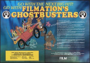 Filmation's GHOSTBUSTERS - Original 1986 Trade AD / Poster - Licensing Promo - Bild 1 von 3