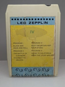 Led Zeppelin - Led Zeppelin IV - 8-Track Cartridge - Rare Private Import Cover - Bild 1 von 5