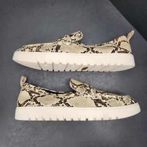 Vionic Penny Halbschuhe 12 breit Schlangenmuster beige Leder Uptown Reisen neu 135 $ - Bild 1 von 13
