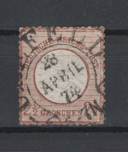BRUSTSCHILD: MiNr. 21 b, GESTEMPELT - Bild 1 von 1