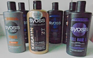 Syoss Shampoo 6 x 440ml, 1 x 500 ml, 5 verschiedene - Bild 1 von 1
