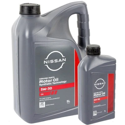 1x5+1x1L ORIGINAL NISSAN SYNTHETIC TECHNOLOGY MOTORÖL 5W30 PASSEND FÜR ACEA C4