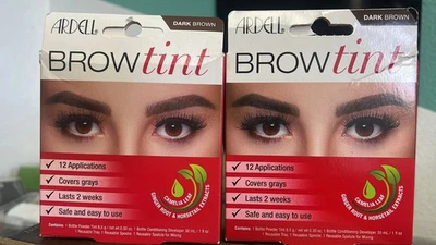 Ardell Brow Tint dark brown 12 applications Pack of 2 - Image 1 of 3