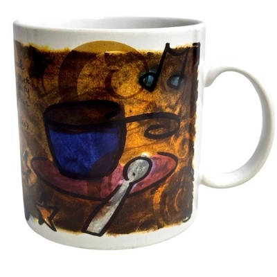 Taza grande de café/latte Starbucks 1998 vintage Coffee Break Essentials de 20 oz Foto 1 de 4