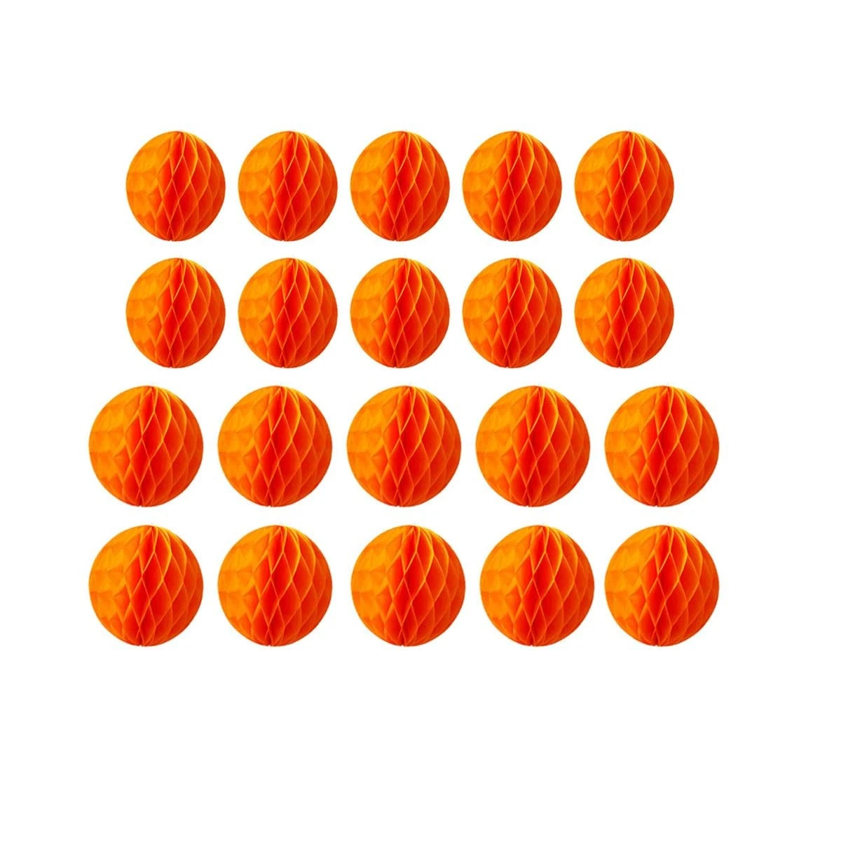 Allydrew 12 Inch Tissue Honeycomb Balls - 3 Pack Party Decorations Orange