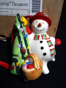Vintage Longaberger Buster Borte Weihnachtsschmuck im Originalkarton - Bild 1 von 5
