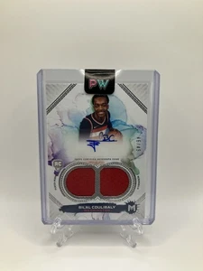 2023-24 Topps Motif Blue Bilal Coulibaly RC Dual Relic Auto RPA /49 - Picture 1 of 2