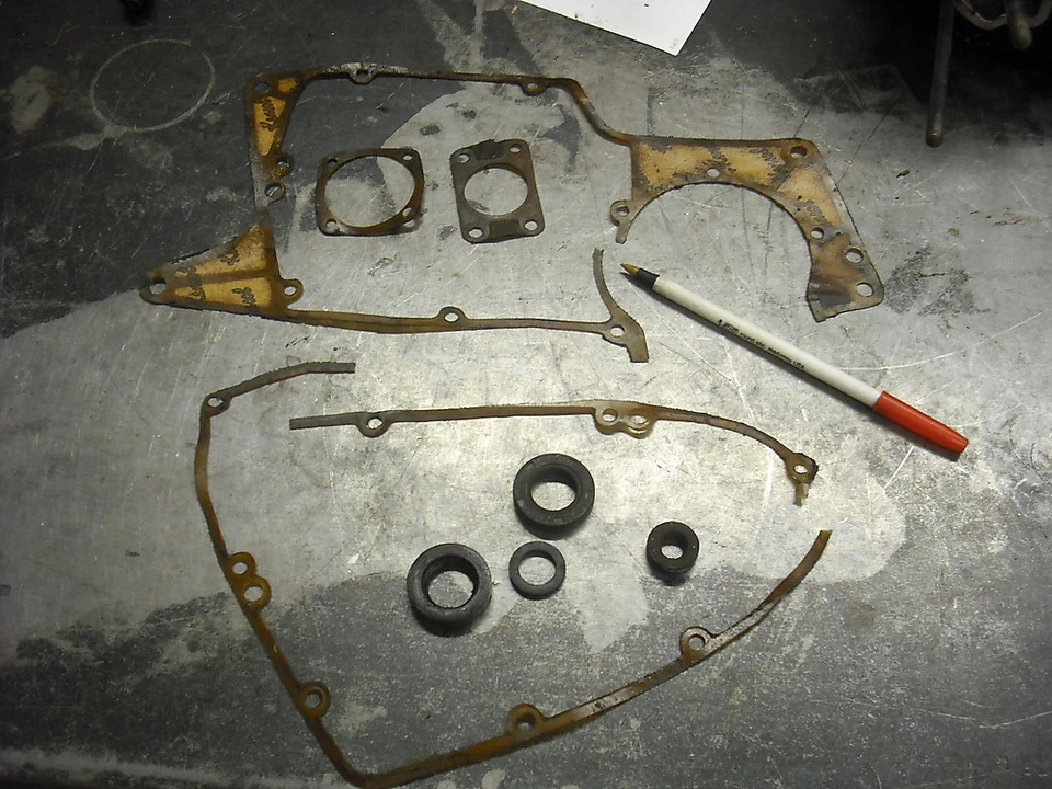 Husqvarna WR 125 1973 caja del motor junta juntas juntas Foto 1 de 1