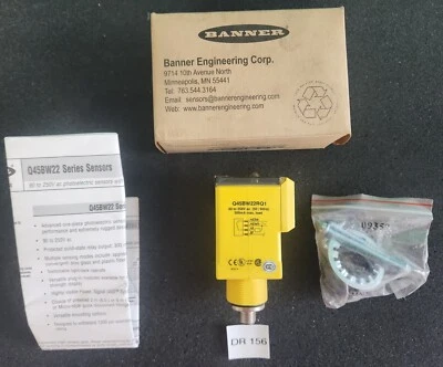 🆕️ Banner Q45BW22RQ1 Photoelectric Sensor ⚡️🇺🇸 SHIP+WARRANTY  - Image 1 of 4