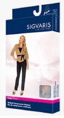 Sigvaris 780 Sheer 30-40 Women's Knee High Compression sheer Closed Toe - Image 1 of 2