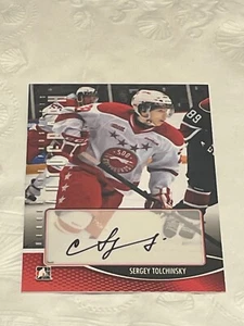 2012-13 ITG Heroes and Prospects Auto Sergey Tolchinsky #A-STO Auto - Picture 1 of 1