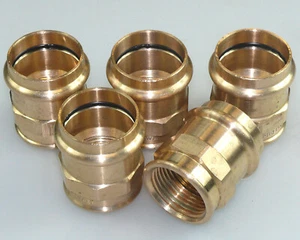 5x BÄNNINGER SANPRESS ÜBERGANGSSTÜCK 28 MM x 3/4" IG PROFIPRESS PRESSFITTINGE