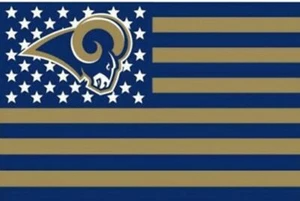 La Rams 3X5 Flag Man Cave Flag Los Angeles 3 x 5 Banner New Football USA - Picture 1 of 6