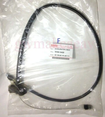 Fits Toyota Corolla AE100 AE101 AE111 ACCELERATOR CABLE 39"  No. 78180-1A420 - Image 1 of 3