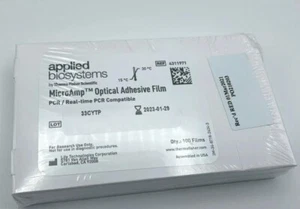 Nueva película adhesiva óptica MicroAmp Applied Biosystems, paquete de 100, 4311971 - Imagen 1 de 2