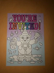 Vintage Lisa Frank Party Invitations ๐ - Picture 1 of 5