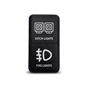 CH4x4 Dual Push Switch for Toyota – Ditch & Fog Lights Symbol - Picture 1 of 11