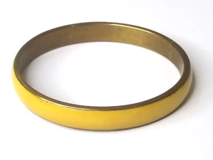 Bangĺe Bracelet Gold Honey Colors No Metal Comfortable Sophisticated 3/8 In Wide - Picture 1 of 7