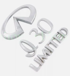 Infiniti I30 Limited trunk emblems 96-99 rear nameplate badge letter OEM 97 98 - Picture 1 of 2
