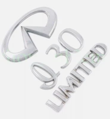 Infiniti I30 Limited emblemas de maletero 96-99 placa de identificación trasera placa letra OEM 97 98 Foto 1 de 2