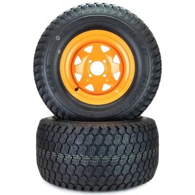 (2) Super Turf Tire Assemblies 24x12.00-12 Scag Patriot Tiger Cat II 61" 481850 - Image 1 of 4